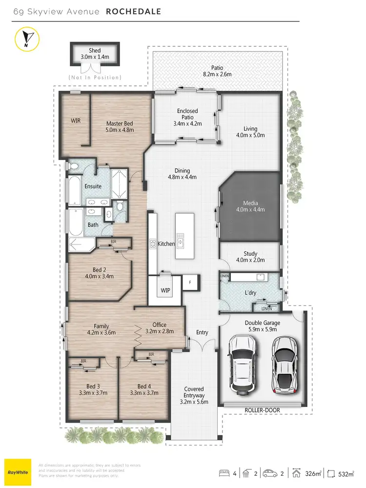 Floorplan of Homely house listing, 69 Skyview Avenue, Rochedale QLD 4123