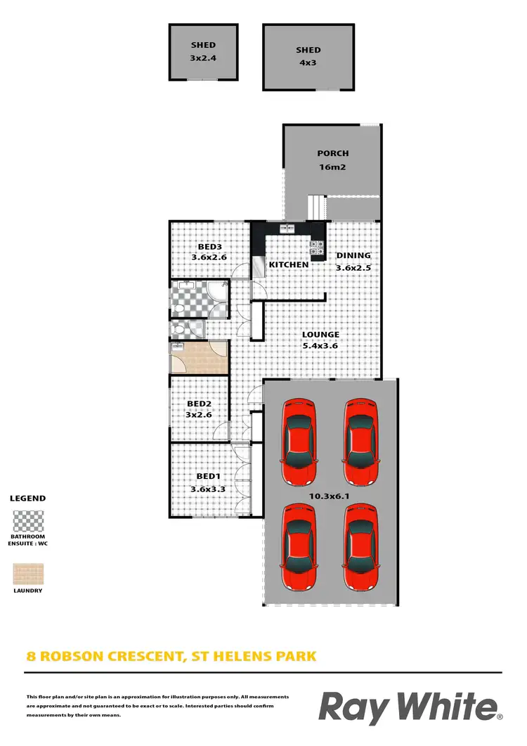 Floorplan of Homely house listing, 8 Robson Crescent, St Helens Park NSW 2560