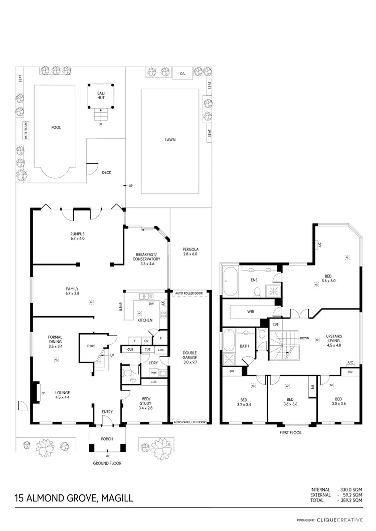 Floorplan of Homely house listing, 15 Almond Grove, Magill SA 5072