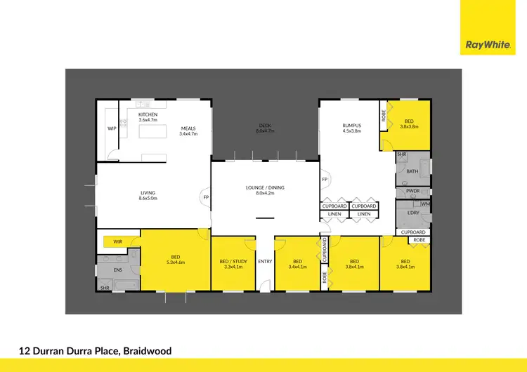 Floorplan of Homely house listing, 12 Durran Durra Place, Braidwood NSW 2622