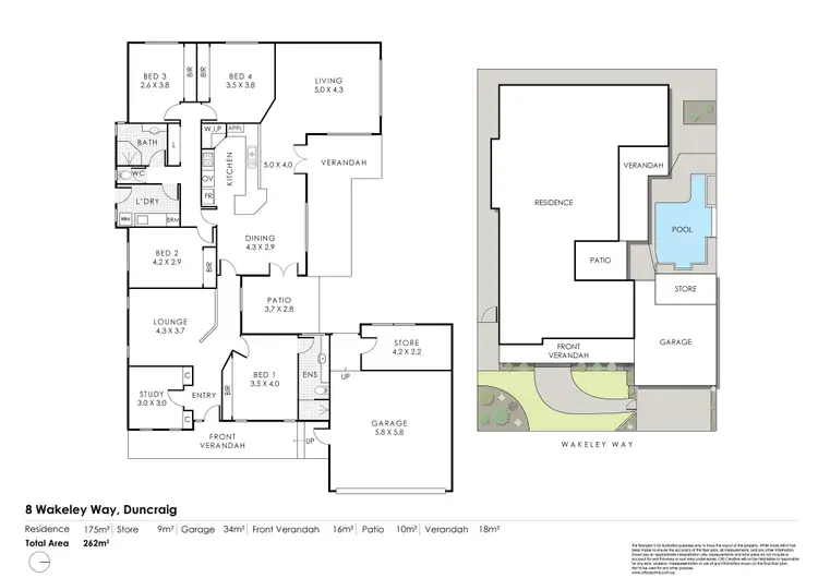 Floorplan of Homely house listing, 8 Wakeley Way, Duncraig WA 6023