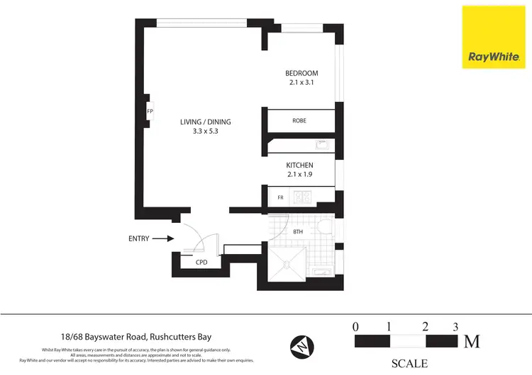 Floorplan of Homely apartment listing, 18/68 Bayswater Road, Rushcutters Bay NSW 2011
