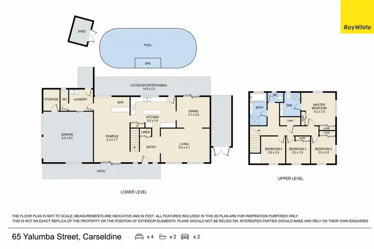 Floorplan of Homely house listing, 65 Yalumba Street, Carseldine QLD 4034