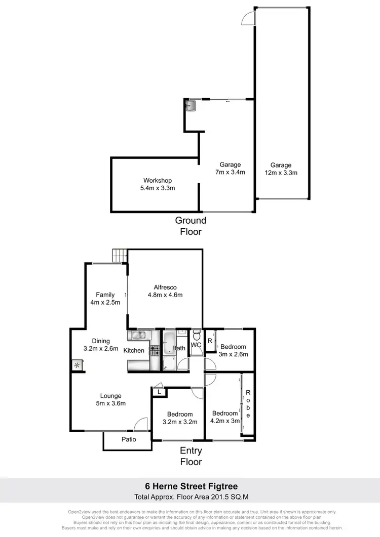 Floorplan of Homely house listing, 6 Herne Street, Figtree NSW 2525