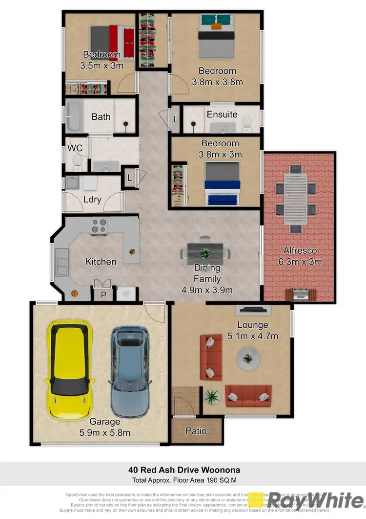 Floorplan of Homely house listing, 40 Red Ash Drive, Woonona NSW 2517