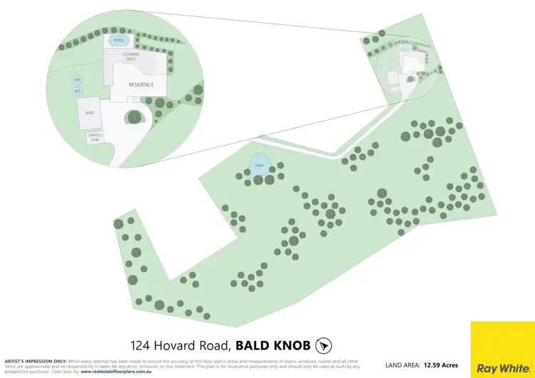 Floorplan of Homely house listing, 124 Hovard Road, Bald Knob QLD 4552