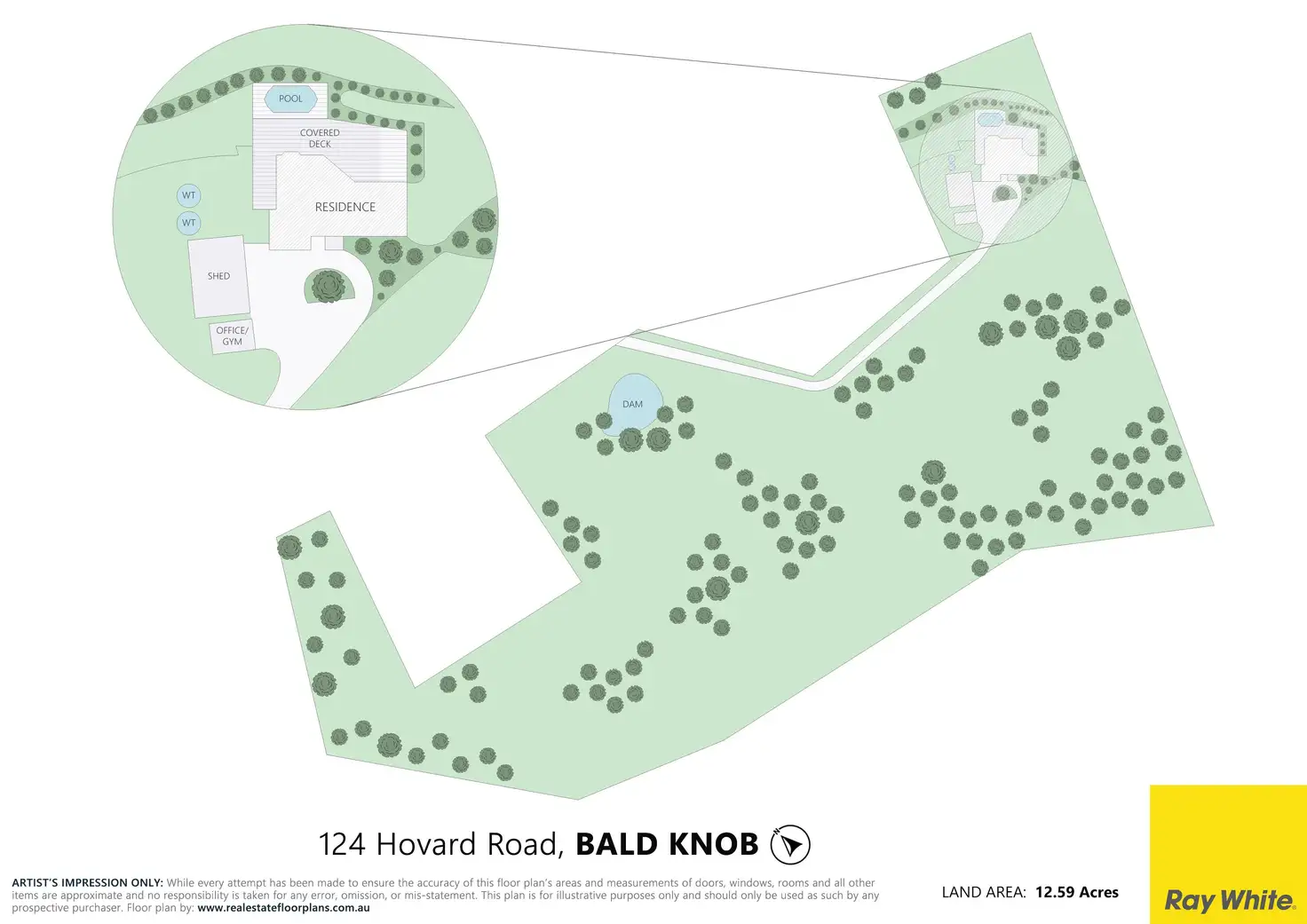 Floorplan of Homely house listing, 124 Hovard Road, Bald Knob QLD 4552