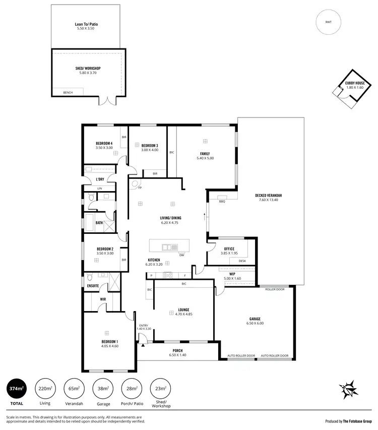 Floorplan of Homely house listing, 5 Longview Close, Littlehampton SA 5250