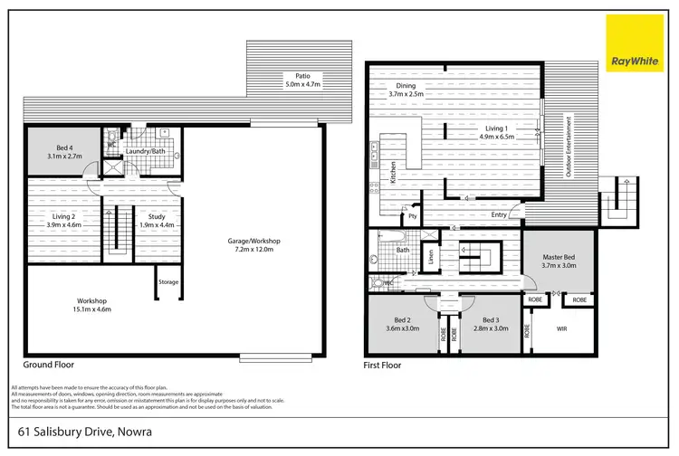 Floorplan of Homely house listing, 61 Salisbury Drive, Nowra NSW 2541