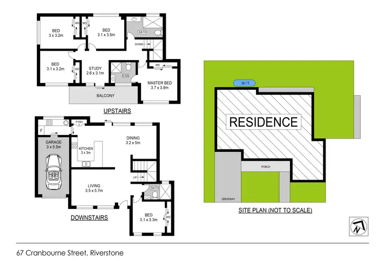 Floorplan of Homely house listing, 67 Cranbourne Street, Riverstone NSW 2765