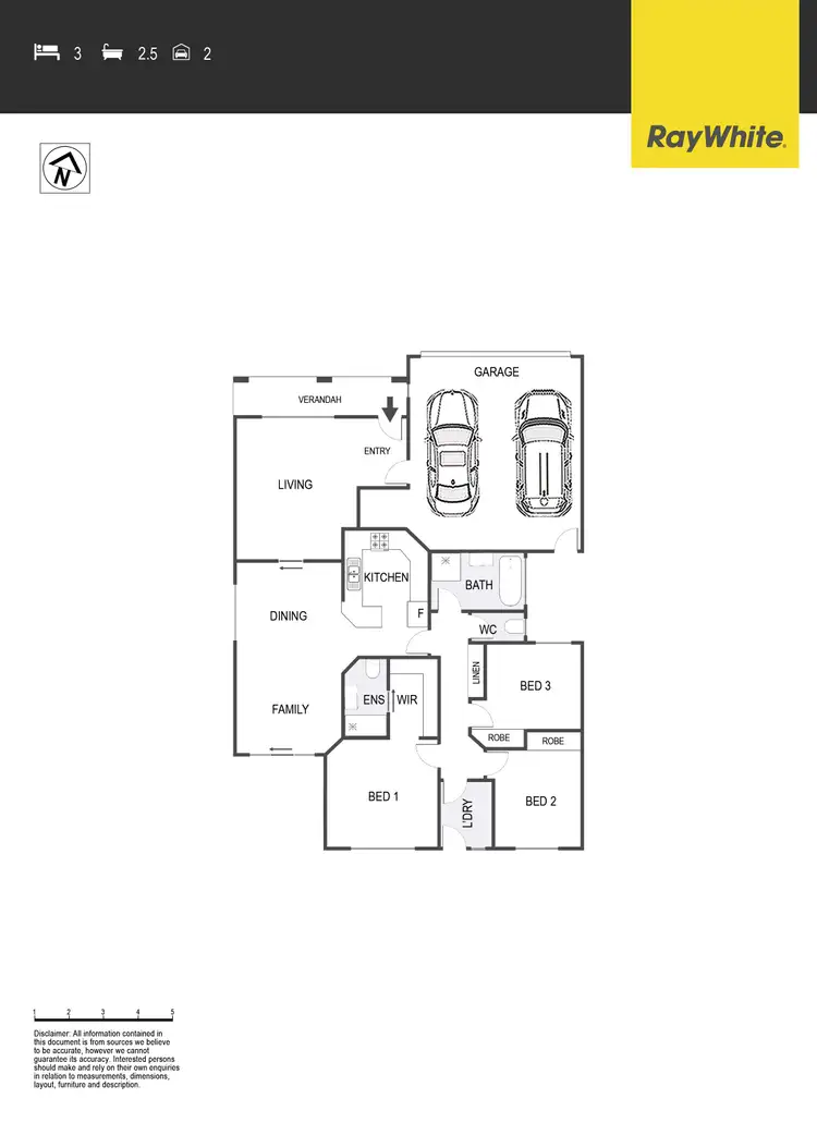 Floorplan of Homely townhouse listing, 5/16 Monaghan Place, Nicholls ACT 2913