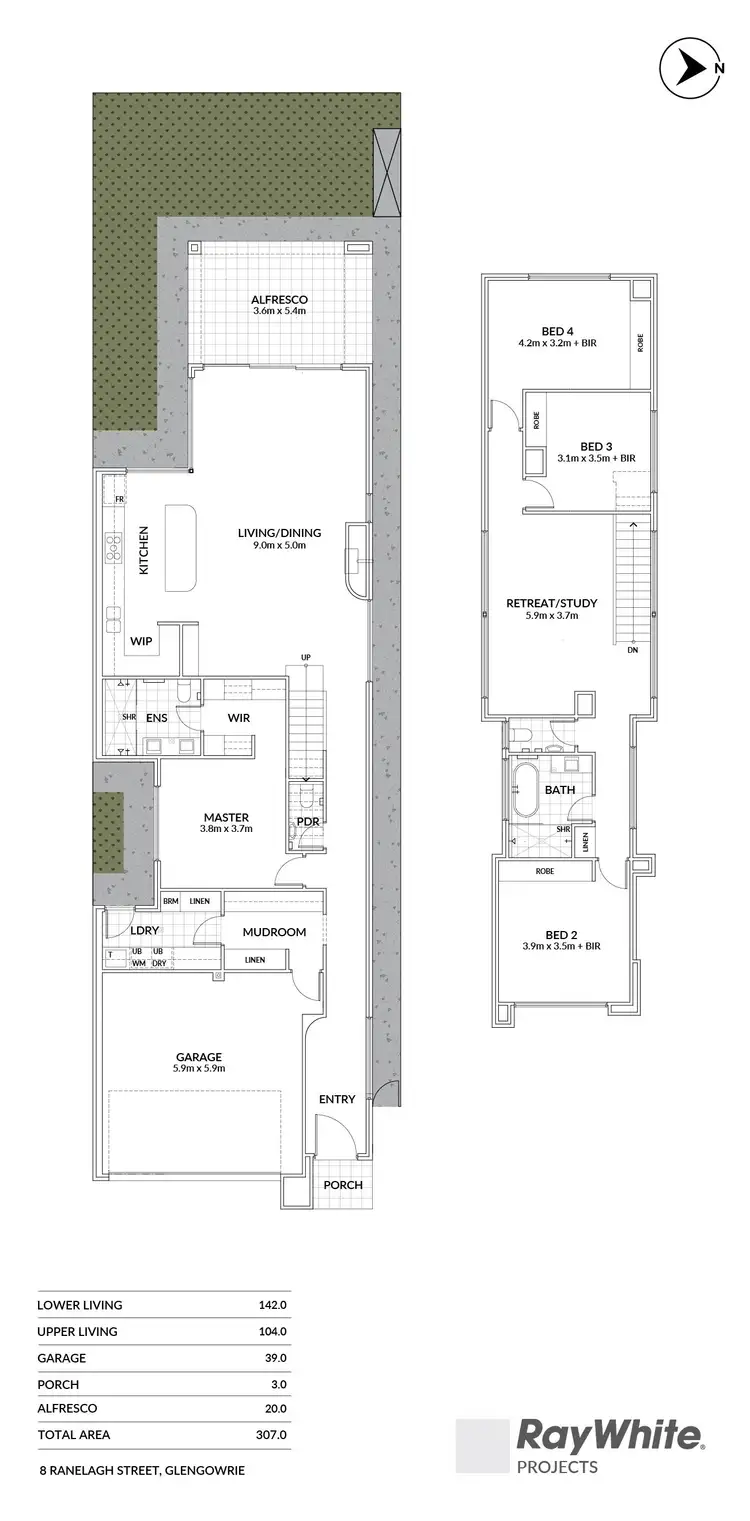 Floorplan of Homely house listing, 8 Ranelagh Street, Glengowrie SA 5044