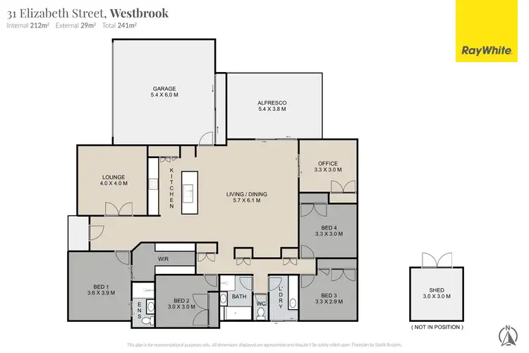 Floorplan of Homely house listing, 31 Elizabeth Street, Westbrook QLD 4350