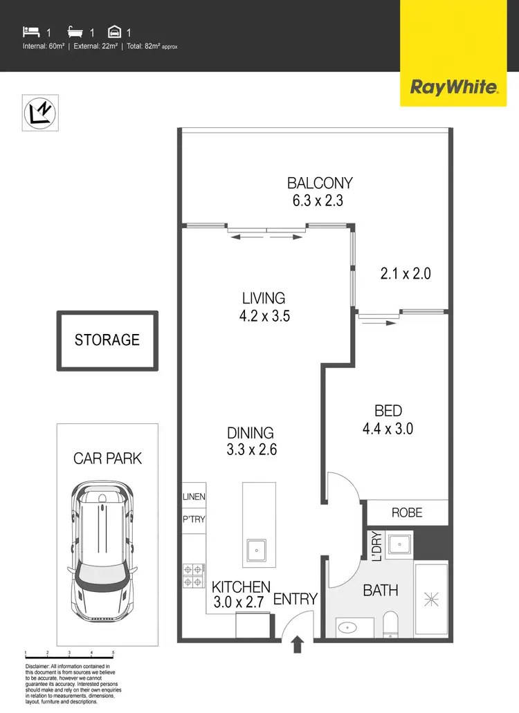 Floorplan of Homely apartment listing, 1323/240 Bunda Street, City ACT 2601