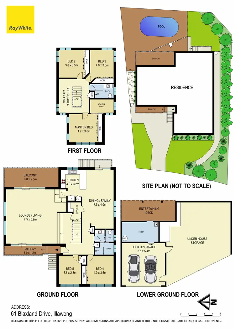 Floorplan of Homely house listing, 61 Blaxland Drive, Illawong NSW 2234