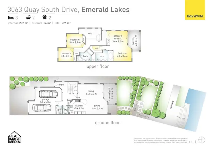 Floorplan of Homely townhouse listing, 3063 Quay South Drive, Carrara QLD 4211