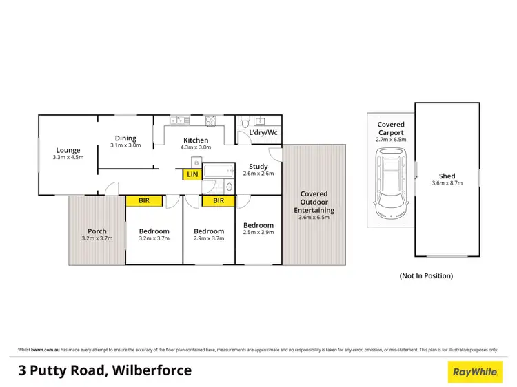 Floorplan of Homely house listing, 3 Putty Road, Wilberforce NSW 2756