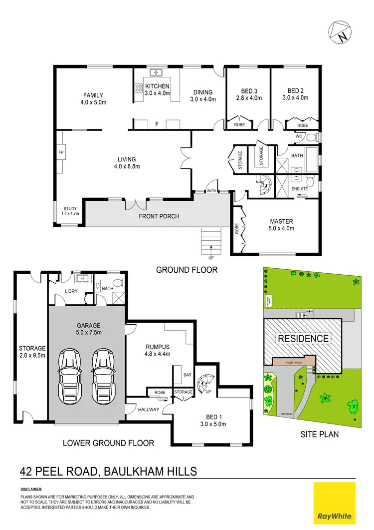 Floorplan of Homely house listing, 42 Peel Road, Baulkham Hills NSW 2153