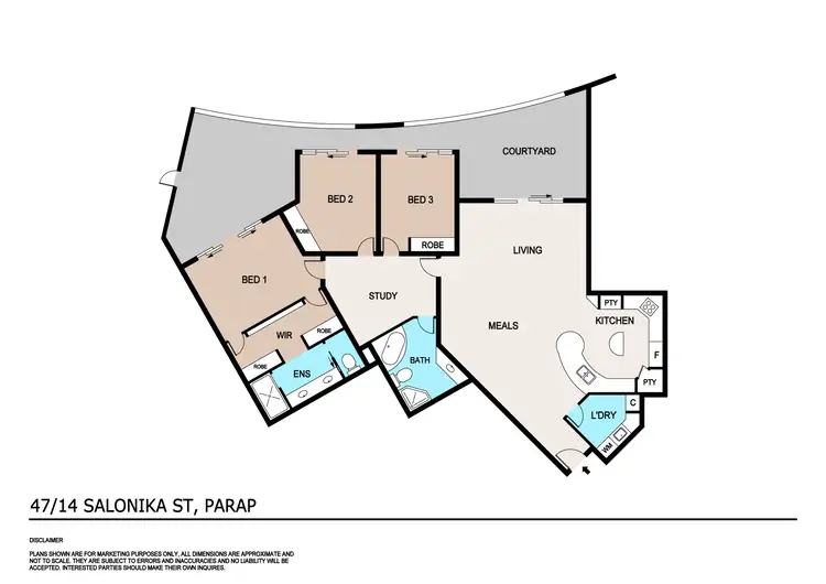 Floorplan of Homely unit listing, 47/14 Salonika Street, Parap NT 820