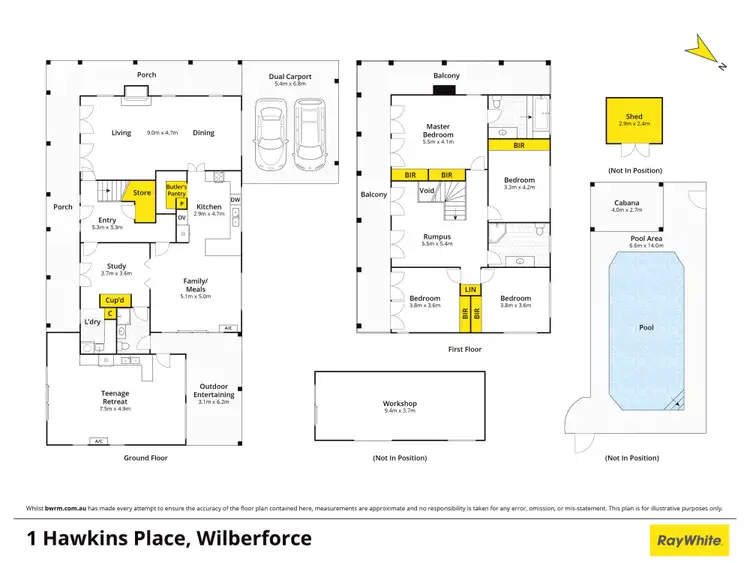 Floorplan of Homely house listing, 1 Hawkins Place, Wilberforce NSW 2756