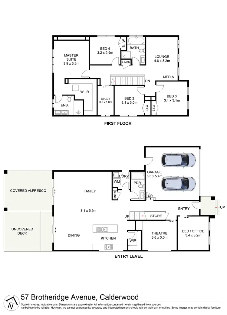 Floorplan of Homely house listing, 57 Brotheridge Avenue, Calderwood NSW 2527