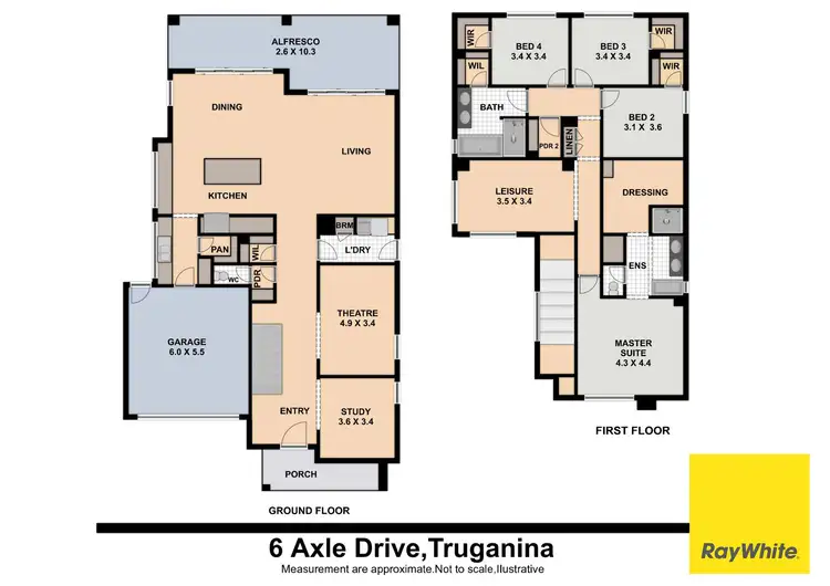 Floorplan of Homely house listing, 6 Axle Drive, Truganina VIC 3029