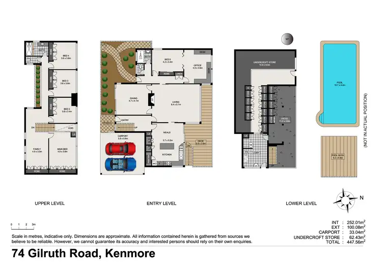 Floorplan of Homely house listing, 74 Gilruth Road, Kenmore QLD 4069