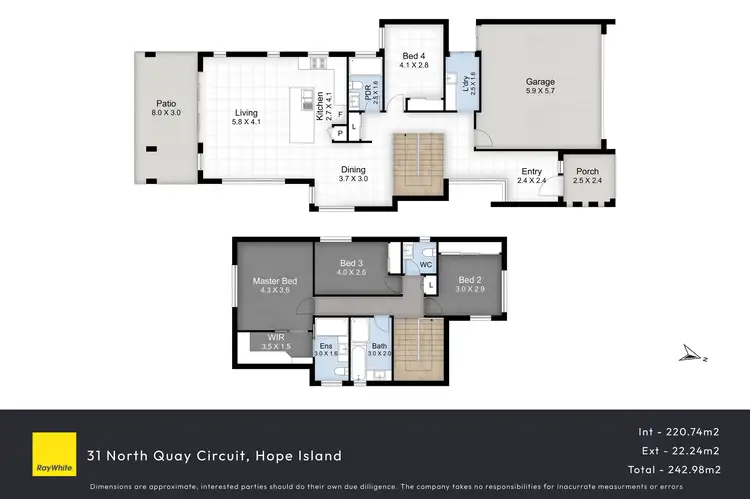 Floorplan of Homely house listing, 31 North Quay Circuit, Hope Island QLD 4212