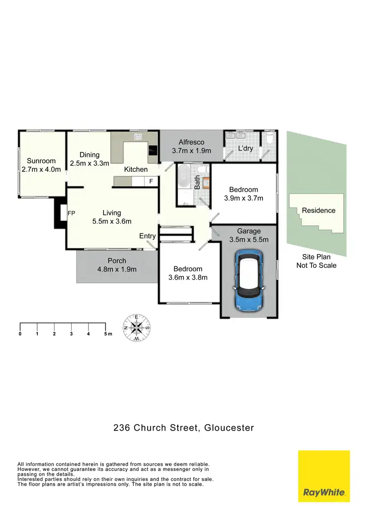 Floorplan of Homely house listing, 236 Church Street, Gloucester NSW 2422