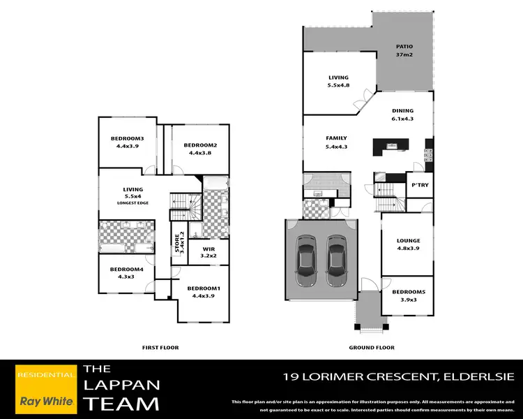 Floorplan of Homely house listing, 19 Lorimer Crescent, Elderslie NSW 2570