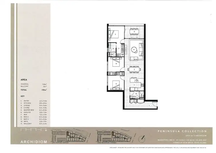 Floorplan of Homely apartment listing, 5348/53 Harbourview Drive, Hope Island QLD 4212