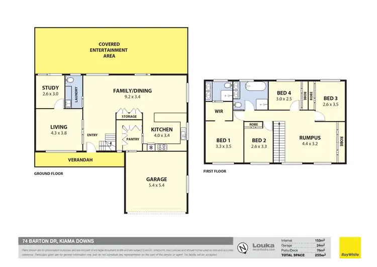 Floorplan of Homely house listing, 74 Barton Drive, Kiama Downs NSW 2533