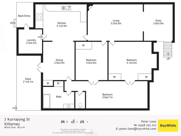 Floorplan of Homely house listing, 7 Kurrajong Street, Killarney QLD 4373