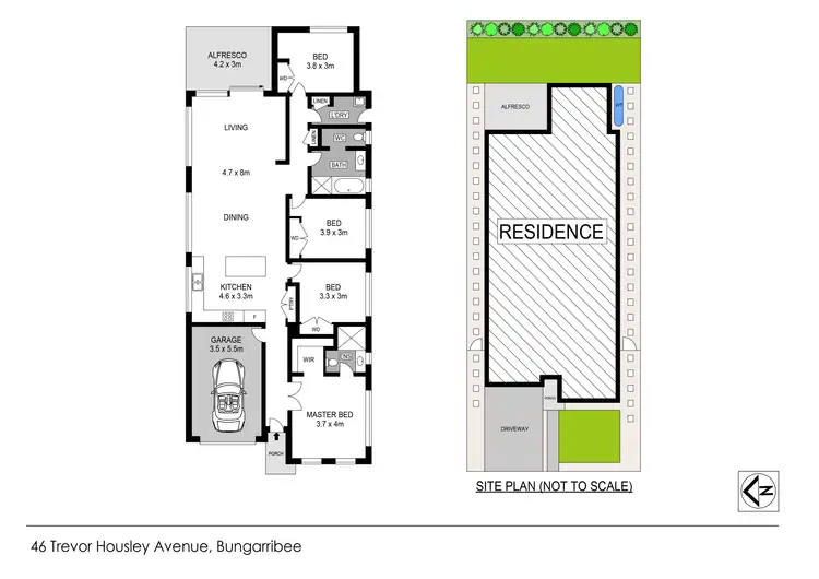 Floorplan of Homely house listing, 46 Trevor Housley Avenue, Bungarribee NSW 2767