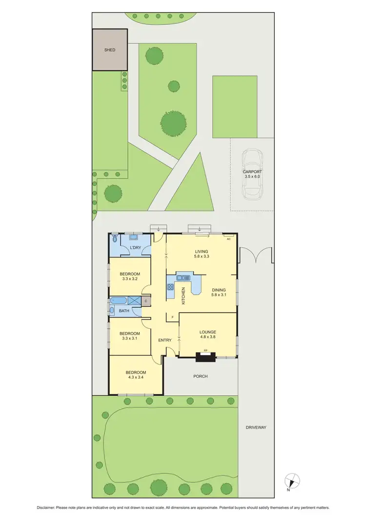 Floorplan of Homely house listing, 98 Tarana Avenue, Glenroy VIC 3046