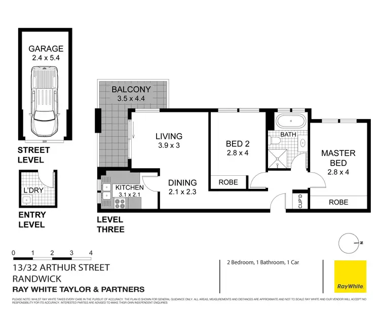 Floorplan of Homely apartment listing, 13/32 Arthur Street, Randwick NSW 2031