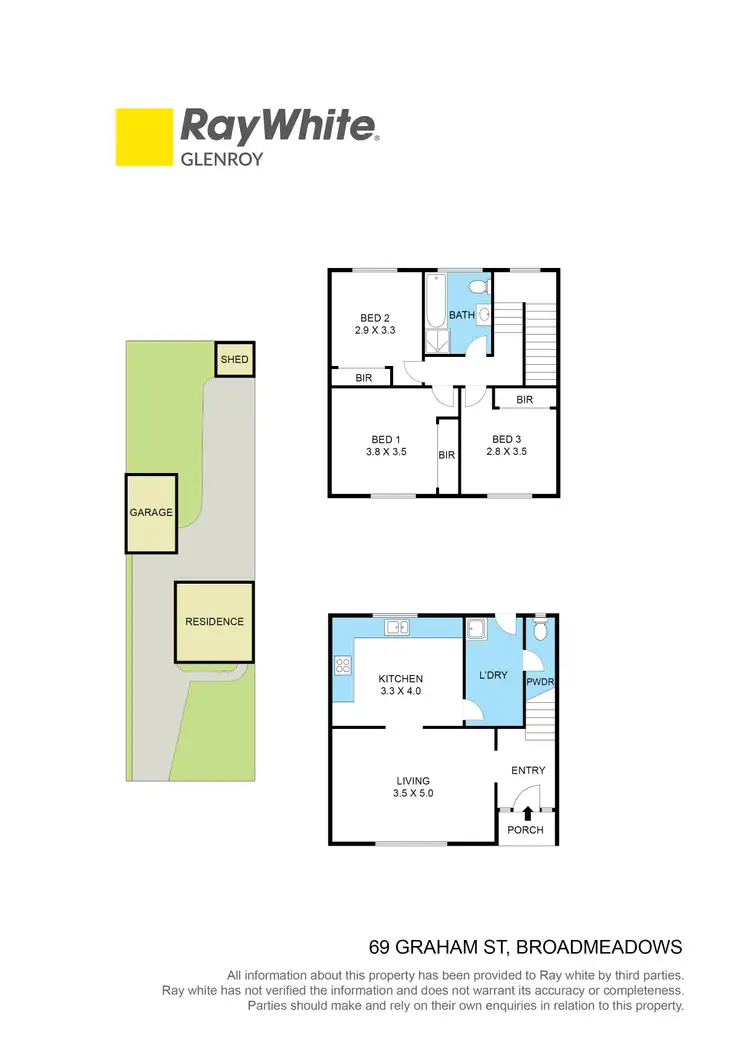 Floorplan of Homely house listing, 69 Graham Street, Broadmeadows VIC 3047