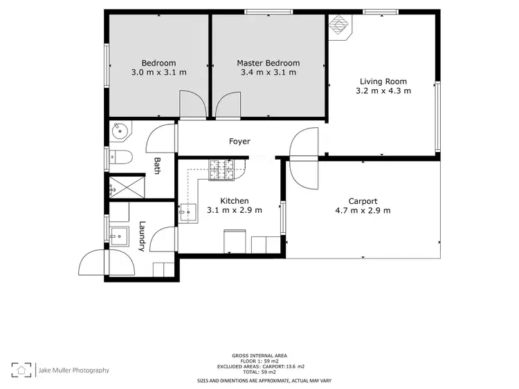 Floorplan of Homely unit listing, 5/55 Jubilee Highway East, Mount Gambier SA 5290