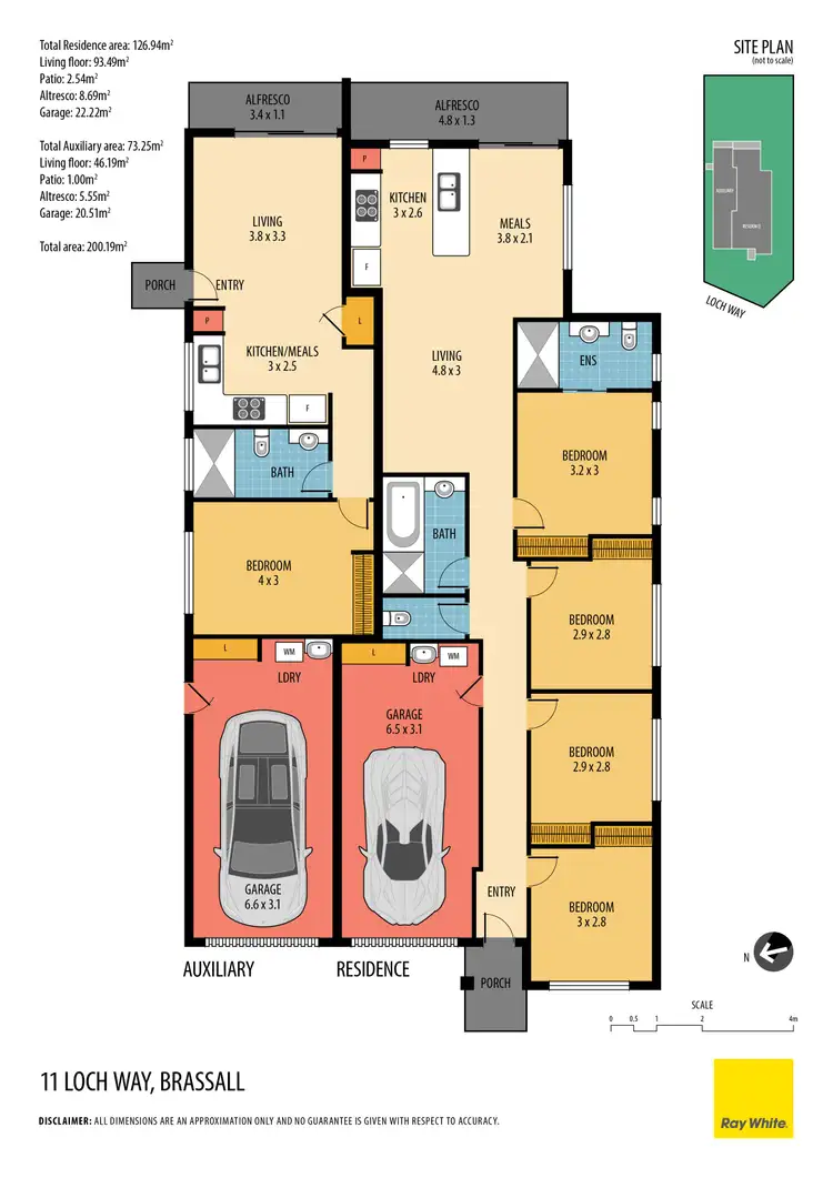 Floorplan of Homely house listing, 11 Loch Way, Brassall QLD 4305