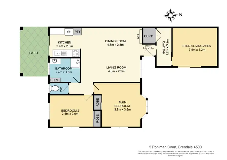 Floorplan of Homely villa listing, 5 Pohlman Court, Brendale QLD 4500