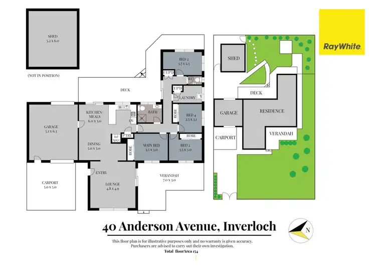 Floorplan of Homely house listing, 40 Anderson Avenue, Inverloch VIC 3996