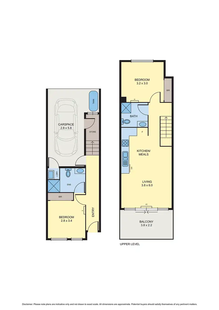 Floorplan of Homely townhouse listing, 7/6 Gladstone Parade, Glenroy VIC 3046