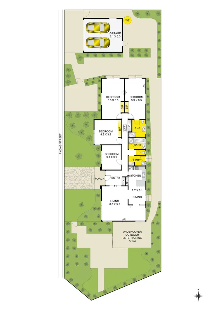 Floorplan of Homely house listing, 11 Riatta Avenue, Grovedale VIC 3216