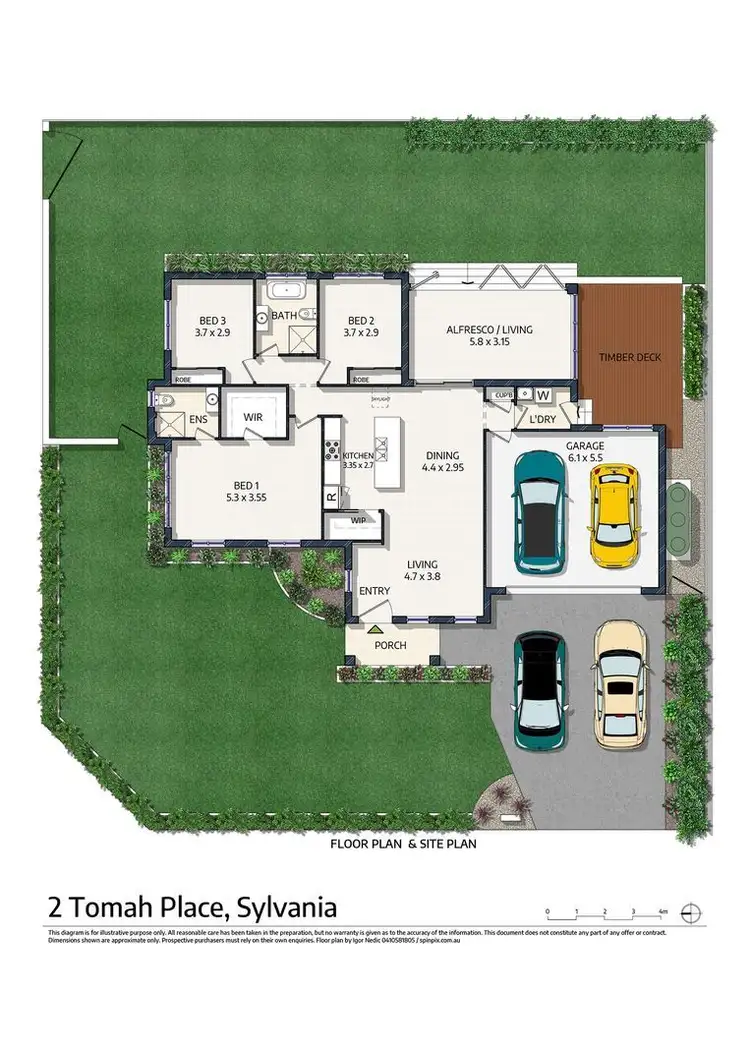 Floorplan of Homely house listing, 2 Tomah Place, Sylvania NSW 2224