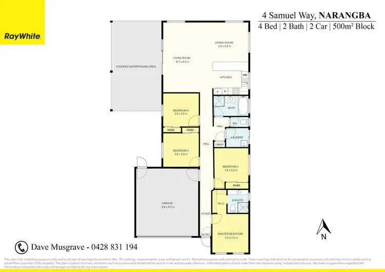Floorplan of Homely house listing, 4 Samuel Way, Narangba QLD 4504
