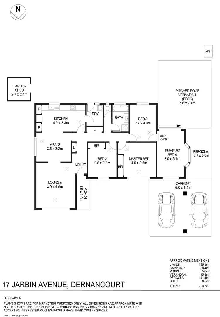 Floorplan of Homely house listing, 17 Jarbin Avenue, Dernancourt SA 5075