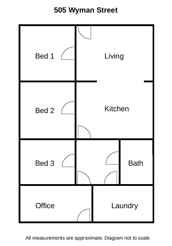 Floorplan of Homely house listing, 505 Wyman Street, Broken Hill NSW 2880