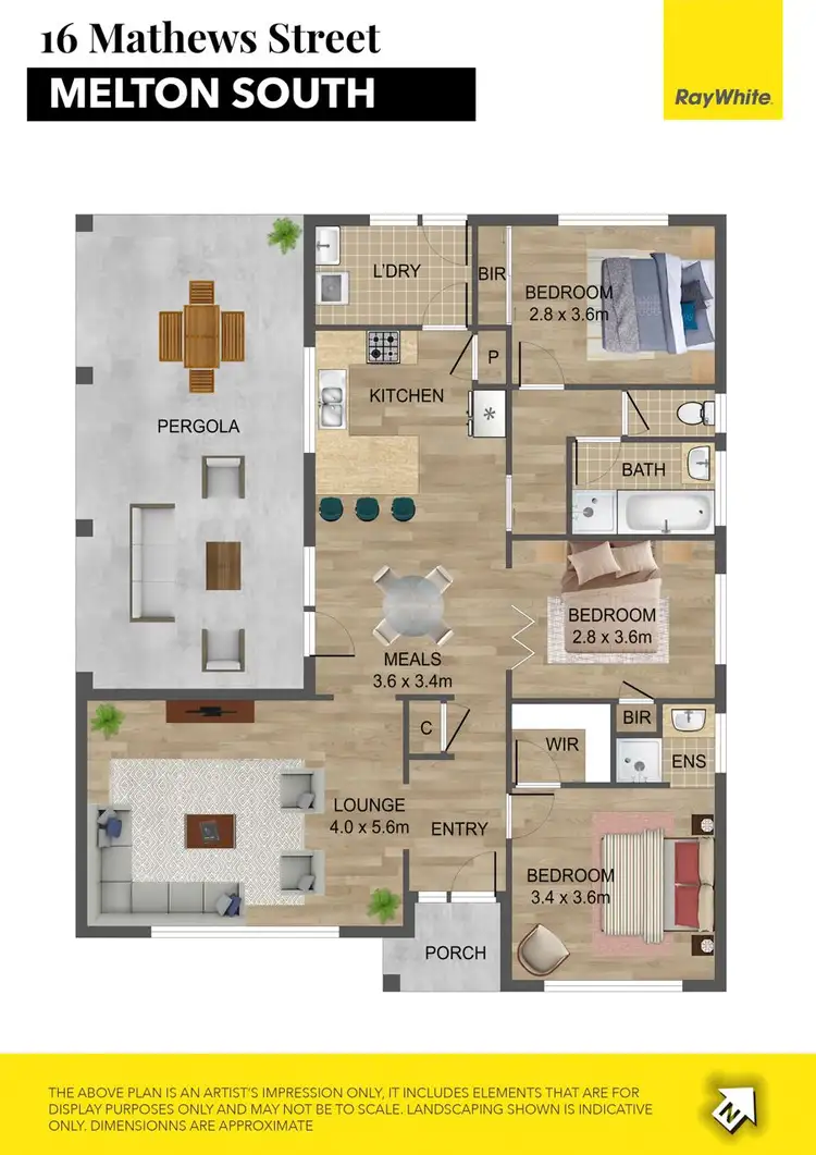Floorplan of Homely house listing, 16 Mathews Street, Melton South VIC 3338