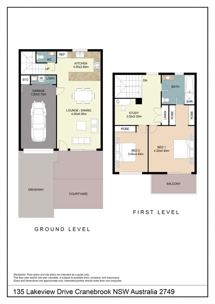 Floorplan of Homely house listing, 135 Lakeview Drive, Cranebrook NSW 2749