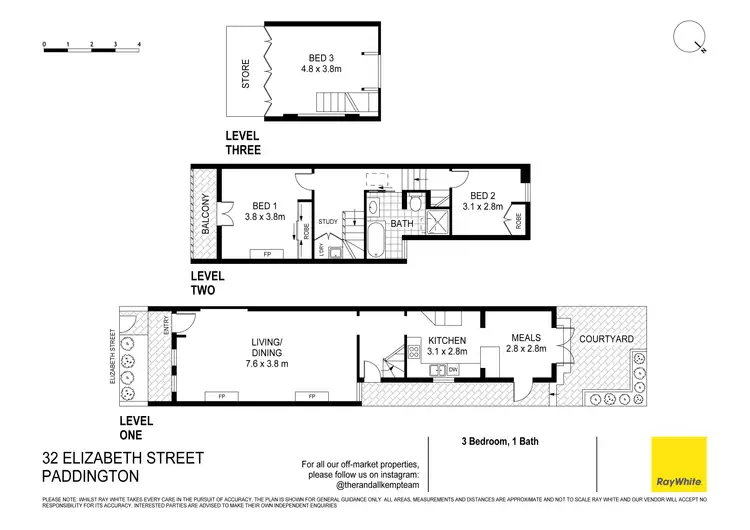 Floorplan of Homely house listing, 32 Elizabeth Street, Paddington NSW 2021